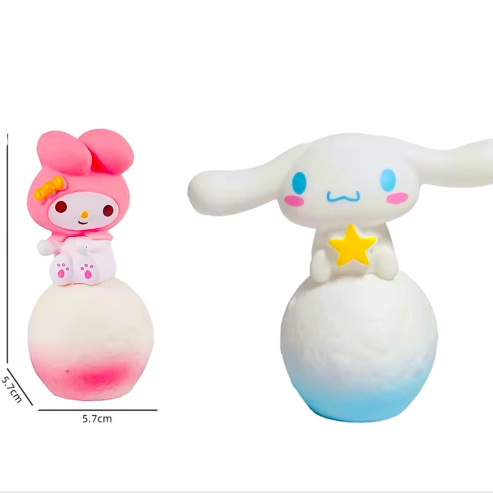 Sanrio Bundle of 2 Night Lights (My Melody and Cinnamoroll)